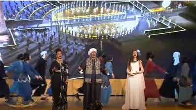 ربطت الماضي بالحاضر.. مزج 3 أنشودات فرعونية بـ الأقصر بلدنا خلال حفل افتتاح طريق الكباش