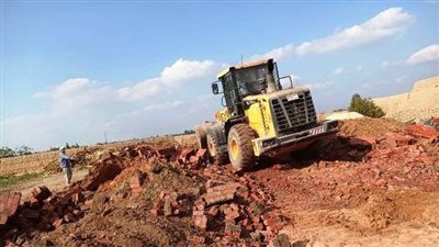 انتهاء ثالث مراحل الموجة الـ19 لإزالة التعديات على الزراعات وأملاك الدولة بالشرقية