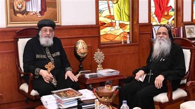 البابا تواضروس الثاني يستقبل أسقف إيبارشية اليونان