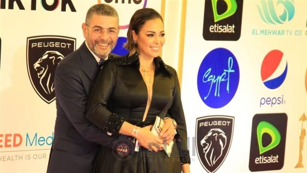 داليا البحيري وزوجها