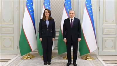 رئيس أوزبكستان يستقبل غادة والي لمناقشة حماية الأمن الإقليمي 