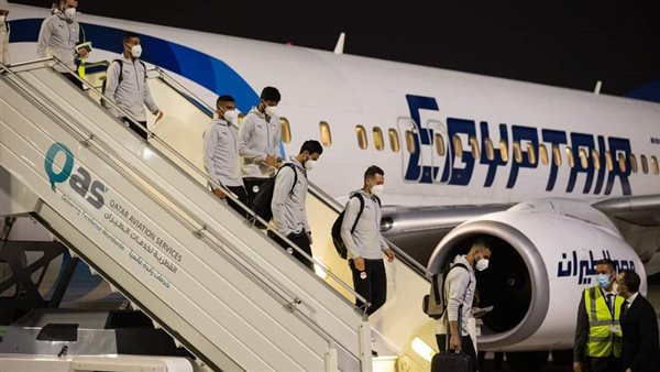 وصول بعثة منتخب مصر