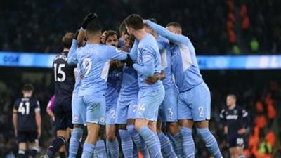 مانشستر سيتي يفوز على وست هام بالدوري الإنجليزي