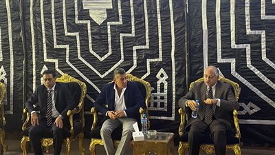 وصول وفد الأهلي إلى مقر عزاء المستشار جلال إبراهيم | صور