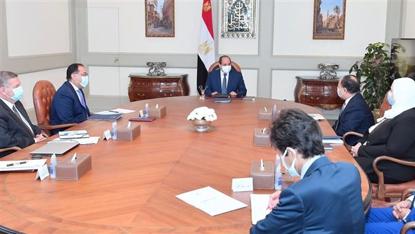 السيسي ومجموعة من