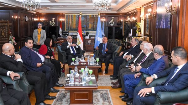 لقاء محافظ الإسكندرية