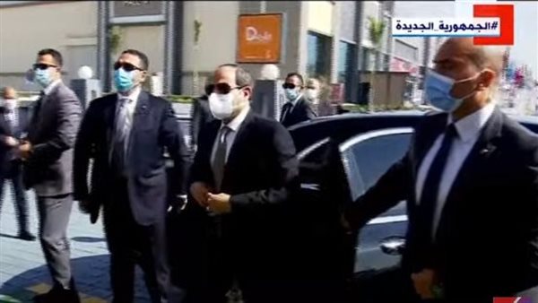 لحظة وصول الرئيس