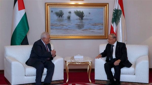 الرئيس اللبناني والفلسطيني