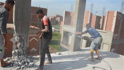 إزالة 8 حالات تعدٍ على أملاك الدولة في قليوب 