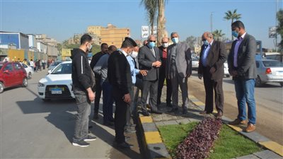 محافظ الجيزة يتفقد أعمال تطوير شارعي النيل وسوريا بحي العجوزة