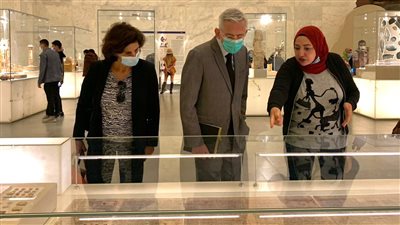 سفير فرنسا بالقاهرة يزور المتحف القومي للحضارة المصرية | صور