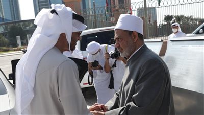 الإمام الأكبر يلتقي الشيخ محمد بن زايد ولي عهد أبو ظبي