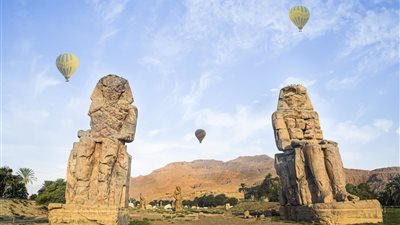 تعرف على تمثالين ممنون بالأقصر