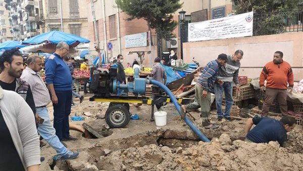 أعمال إصلاح كسر الماسورة