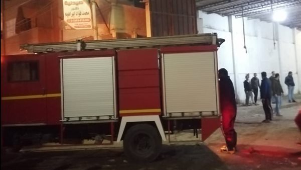 سيارات الإطفاء أثناء