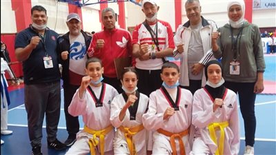 محافظ كفر الشيخ يشيد بإبطال التايكوندو لحصولهم على الميداليات الذهبية