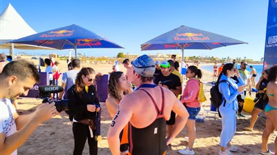 انطلاق فعاليات بطولة أوشن مان العالمية بمشاركة 1000 سباح من مختلف الجنسيات بالغردقة |صور وفيديو