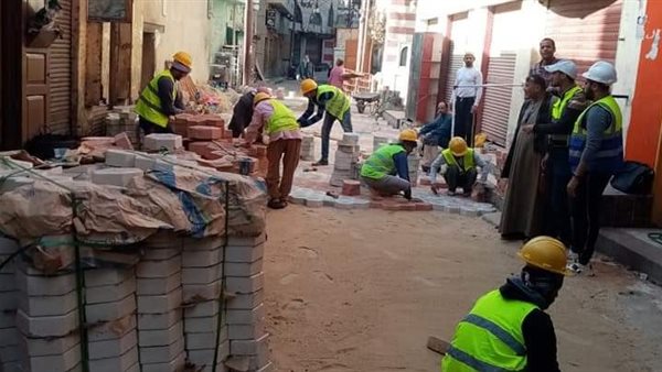 تطوير الشوارع الجانبية