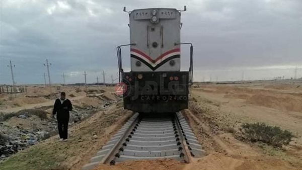 قطار مطروح قبل اصطدامه