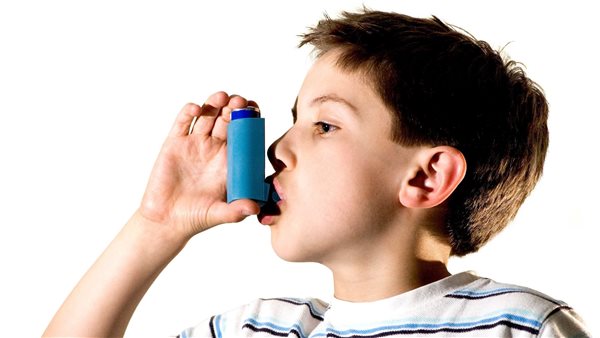 اطفال مصابة بالربو