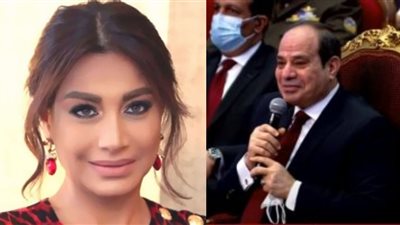 بسمة وهبة تقطع إجازتها المرضية بسبب لقاء السيسي اليوم مع قادرون باختلاف