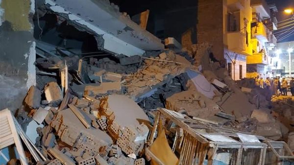 انهيار منزل بأسيوط