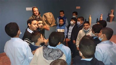 متحف ملوي بالمنيا ينظم معايشات لطلاب المدارس