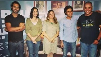 بشرى تهنىء محمد ممدوح بحصوله على جائزة أفضل ممثل خلال مهرجان القاهرة السينمائي