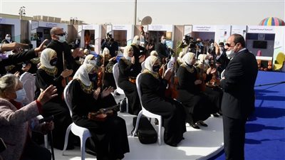 النور والأمل: طالبنا السيسي بمبنى للفنون ورعاية الرئاسة للجمعية.. وقالنا تحت أمركم