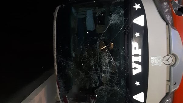 انقلاب أتوبيس بالمنيا