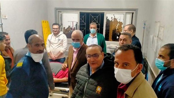 الفني المصاب بالمستشفى