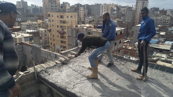 وقف أعمال بناء مخالف