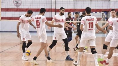 طائرة الزمالك يواجه سبورتنج وديًا استعدادًا للموسم الجديد