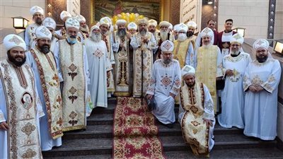 سيامة 7 قمامصة و3 قساوسة جدد في إيبارشية منفلوط بأسيوط