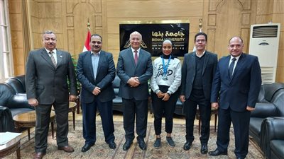 جنة الله مرسي الطالبة بجامعة بنها تفوز بالمركز الثاني في بطولة القارات للكاراتيه التقليدي