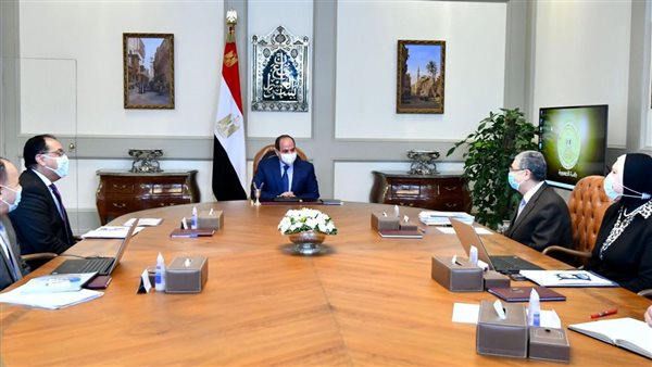 السيسي ومدبولي وبعض