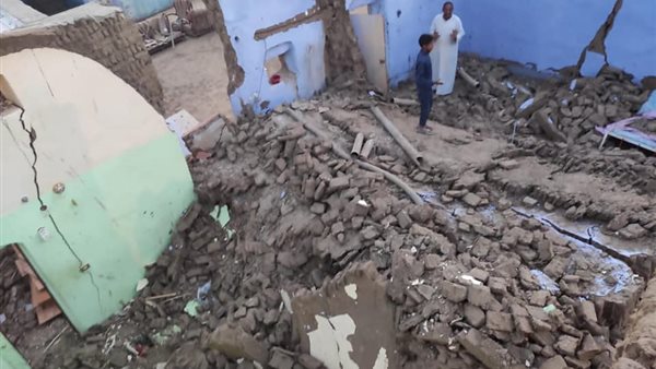 المنازل المتضررة