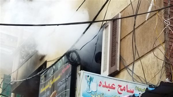 حريق بمخزن لعب أطفال