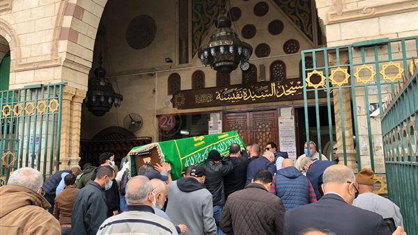 جنازة شقيق مجدي الهواري