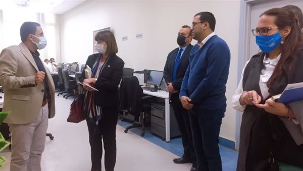 جانب من زيارة المنسق