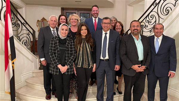 الوفد المصري والأمريكي