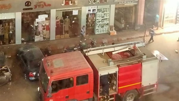 نشوب حريق بمول شهير