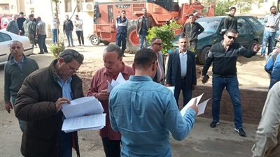 جهاز أكتوبر يشن حملات لإزالة المخالفات بالحي الثالث