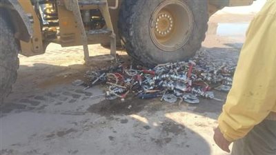 إعدام 80 شيشة خلال حملات مكبرة لمواجهة كورونا بالبحيرة | صور
