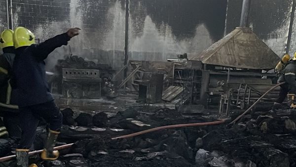 حريق بمصنع ببورسعيد