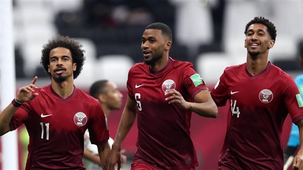 لاعبو منتخب قطر