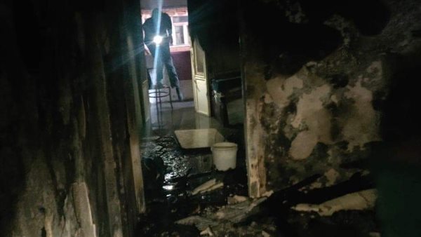 آثار الحريق