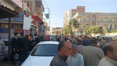 تشييع جثمان مفتش مباحث أكتوبر بالمحلة في جنازة شعبية.. والأهالي: خدت قلبنا معاك │ صور