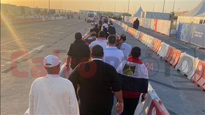 بث مباشر| أجواء احتفالية في استاد الجنوب قبل انطلاق مباراة مصر والأردن