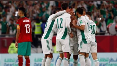 الجزائر تضرب المغرب بهدف صاروخي من يوسف البلايلي بكأس العرب
